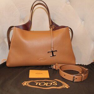 Tod's Bauletto Bag Medium Leather Zip